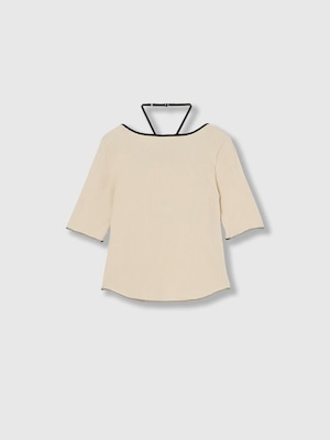 【26SS】THINGS THAT MATTER シングスザットマター / リブトップス / CHOKER STRAP SQUARE TOPS