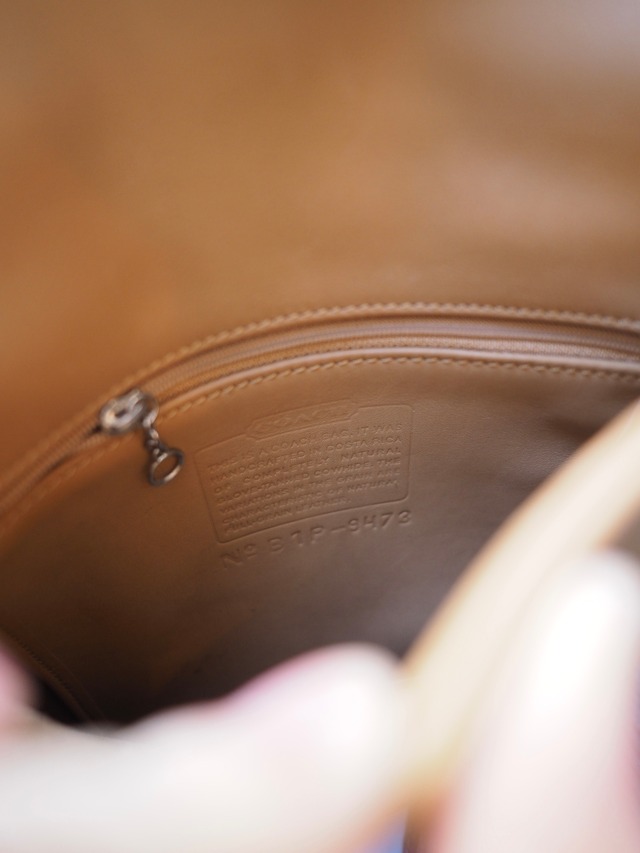 1990’s AMERICA OLD COACH leather shoulder bag