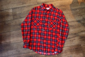 70's-80's Cotton Flannel Check Shirt