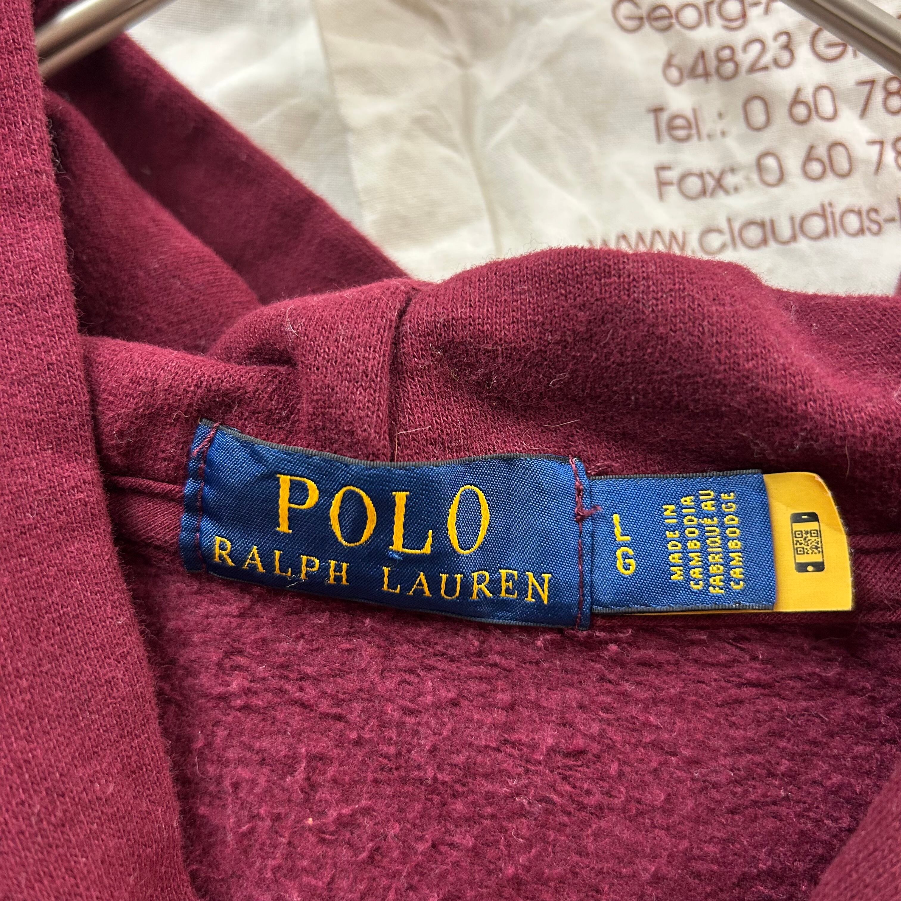 POLO RALPH LAUREN トリプルポニーフロント刺繍フーディ | 古着屋PENNY