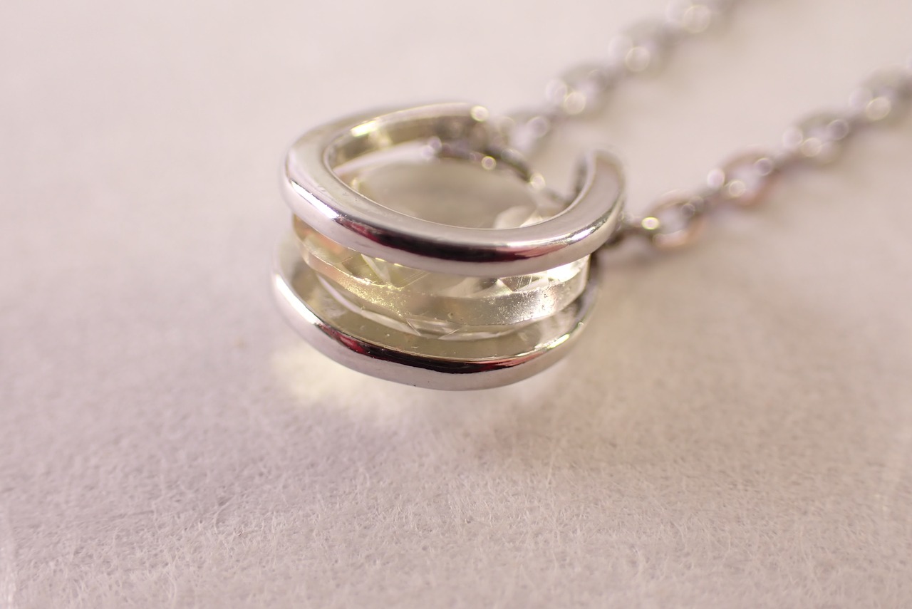 レモンクォーツネックレス　1.56ct [D12‐193]