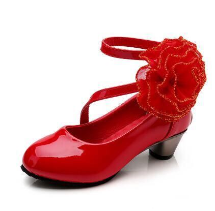 【新作】【送料無料】 2017サマークールPUレザーフラワースキッドプルーフサンダルベビーガールズ幼児キッズフラワーシューズサイズ26-36 靴 夏物 フラワーデザイン AL expec443409224404