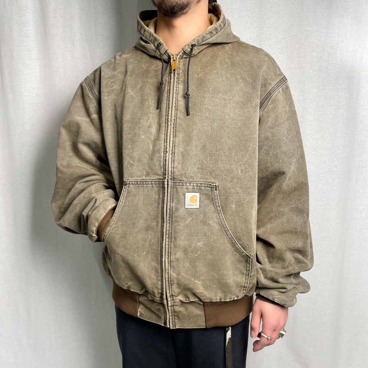 80年代 USA製 Carhartt カーハート ダック地 アクティブジャケット 