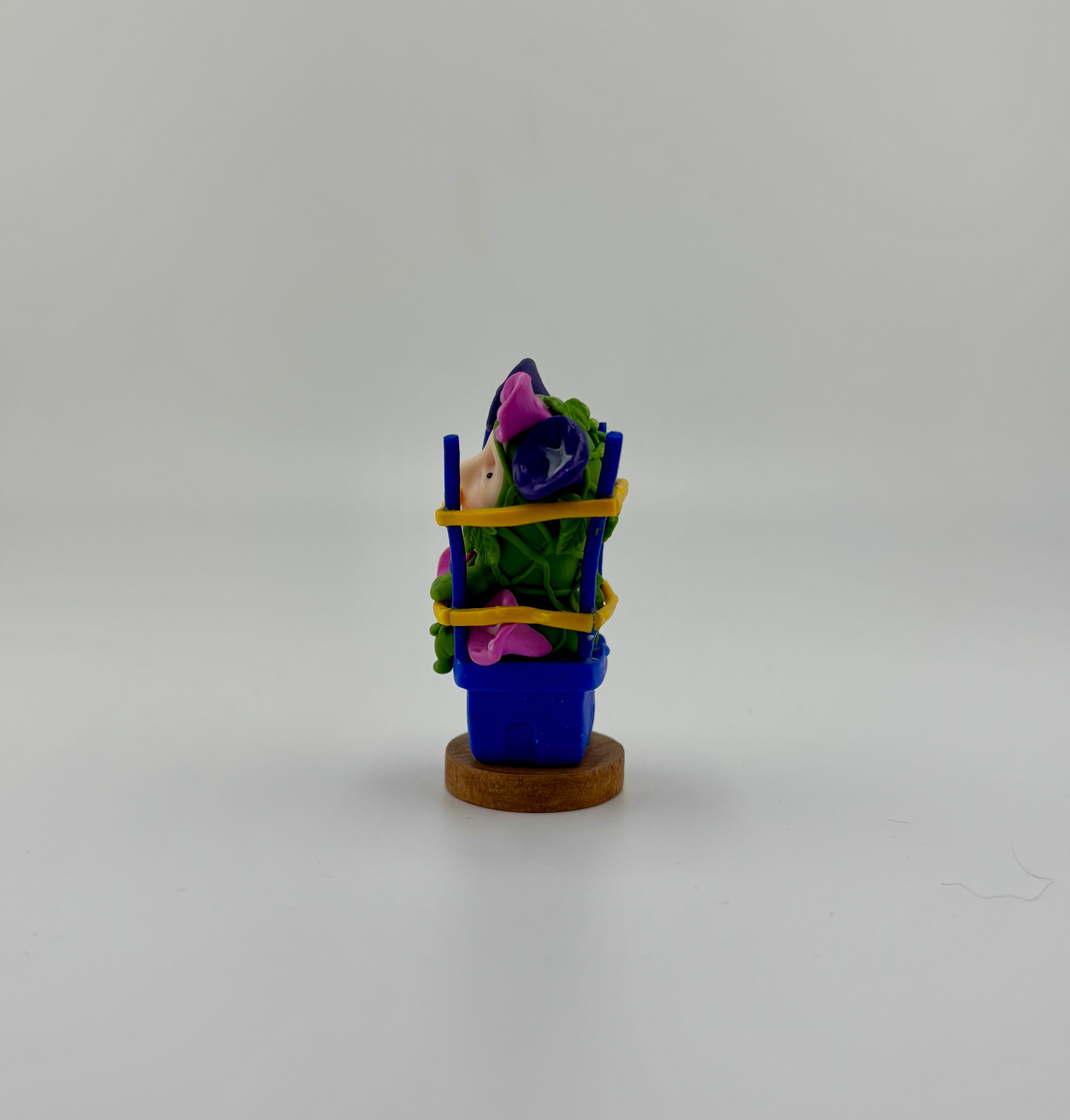 立体作品 朝顔 妖精 粘土作家 AZUSA Takahashi @az_yo_sei 【2025.12