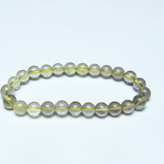 リビアングラス ブレスレット 7mm 一点物 おまかせ便 199-810