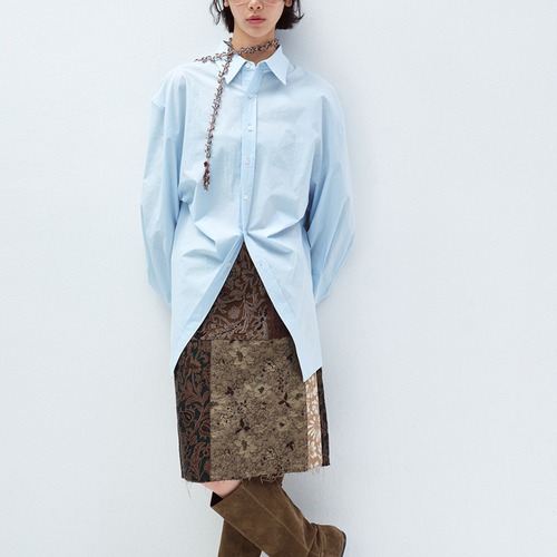 Oversized  Shirt 【4color】 T4352