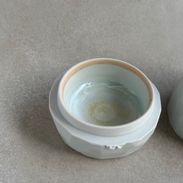 遠藤窯 蓋物 洋梨