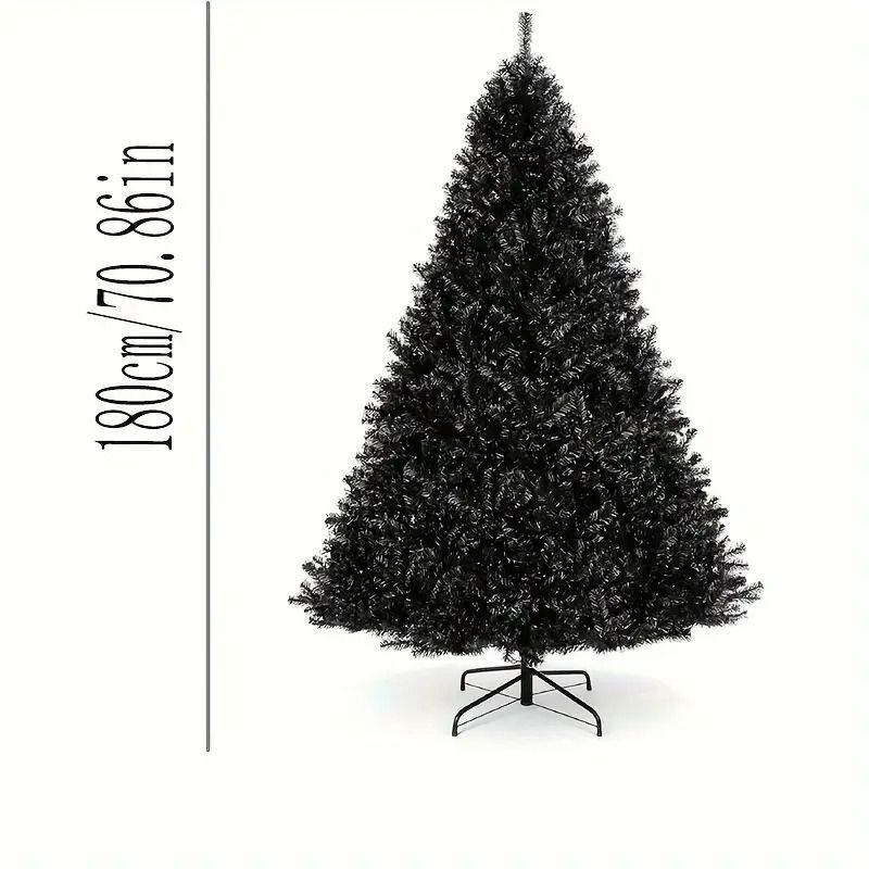 クリスマスツリー 全長180cm スタイリッシュ お洒落 ブラック クリスマスツリー 全長180cm スタイリッシュ お洒落 ブラック
