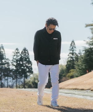 GOLF COURSE COACH JACKET ”black”