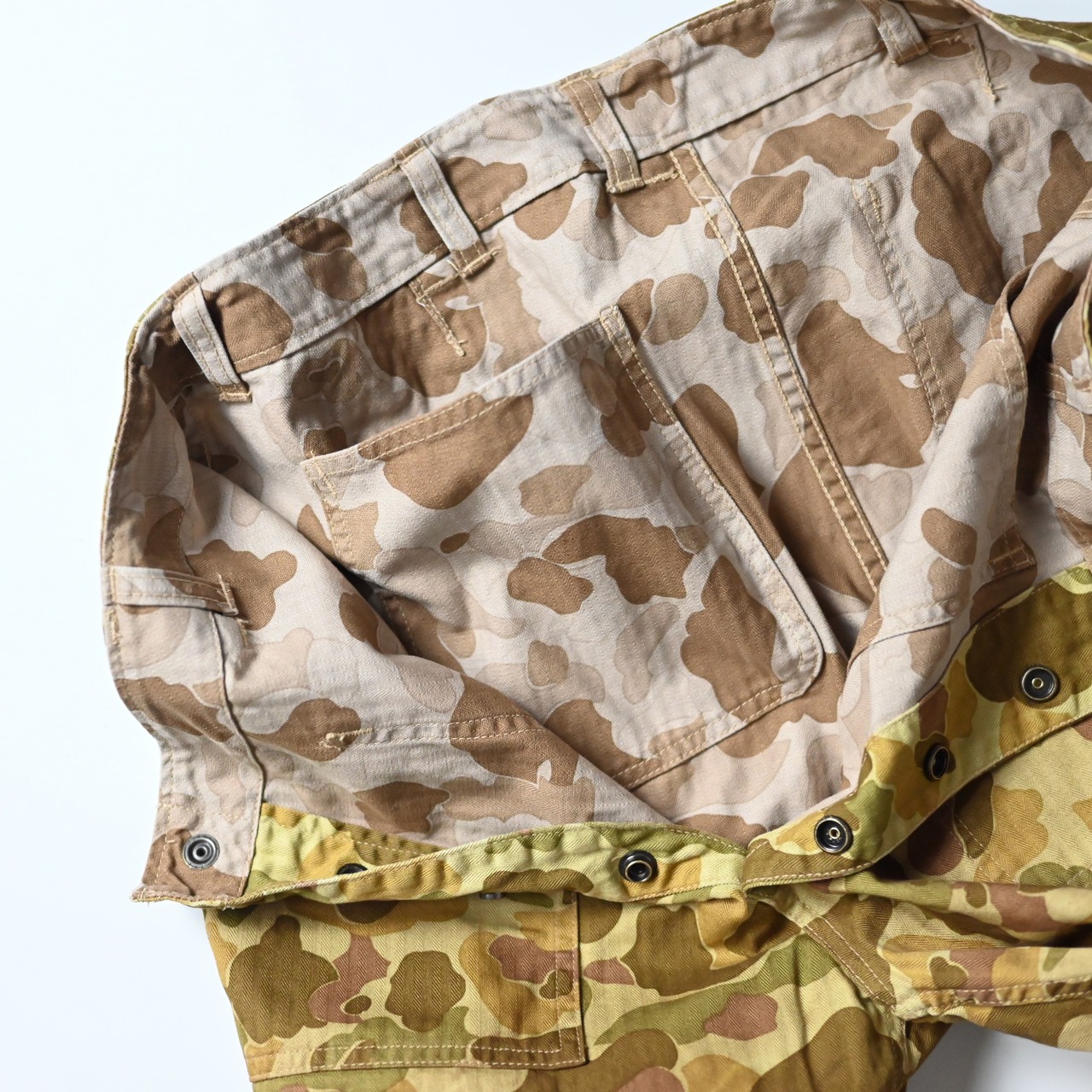 BOWWOW / DUCK HUNTER CAMO FIELD PANTS