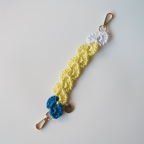 Limited / TSUYA Strap / Hand  / 青とイエローと白