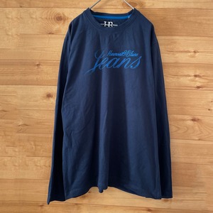 【Harmont&Blaine】長袖Tシャツ ロンT プリント 丸首  Lサイズ US古着