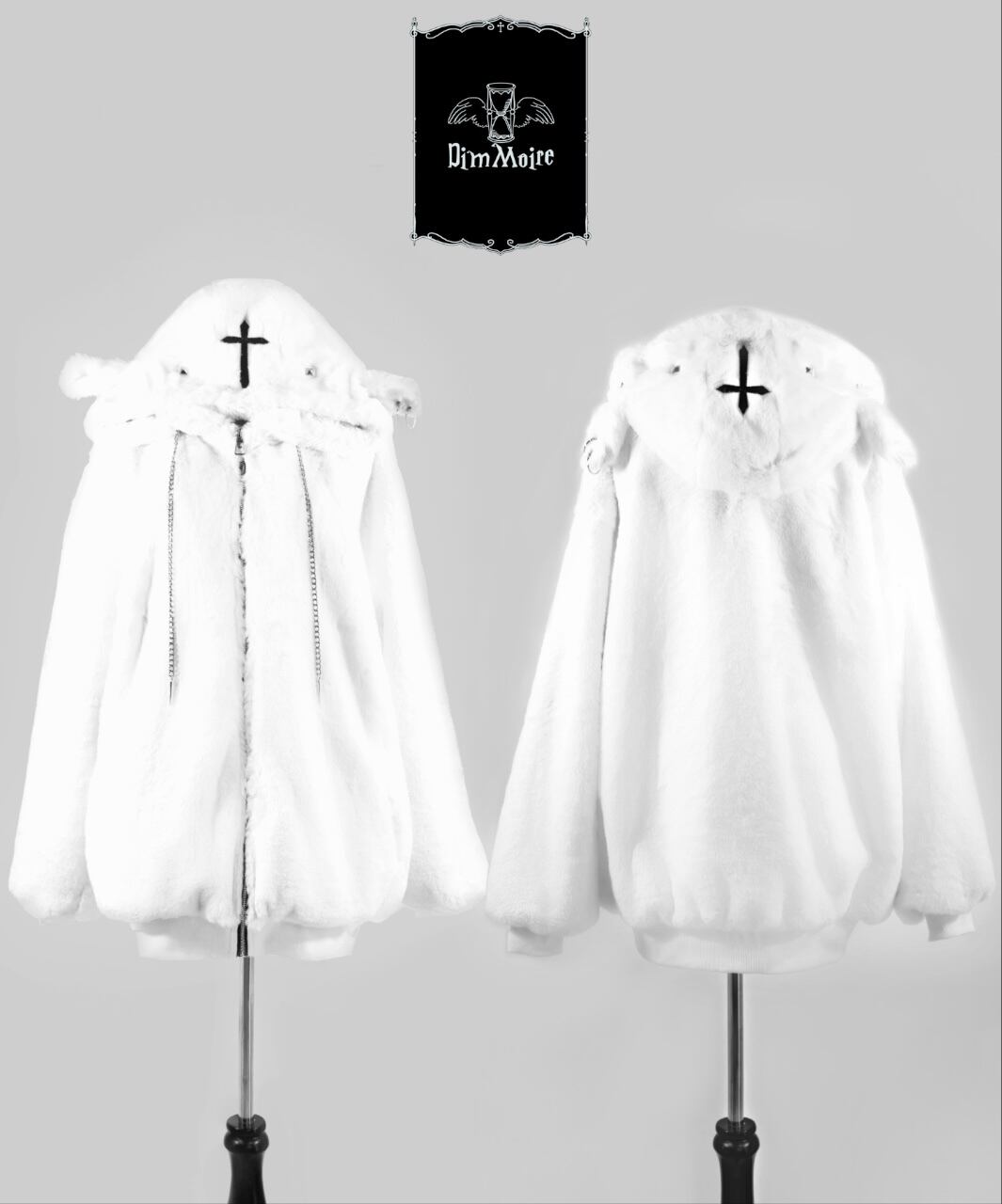 BABY SHEEPファーパーカーWhite   DimMoire