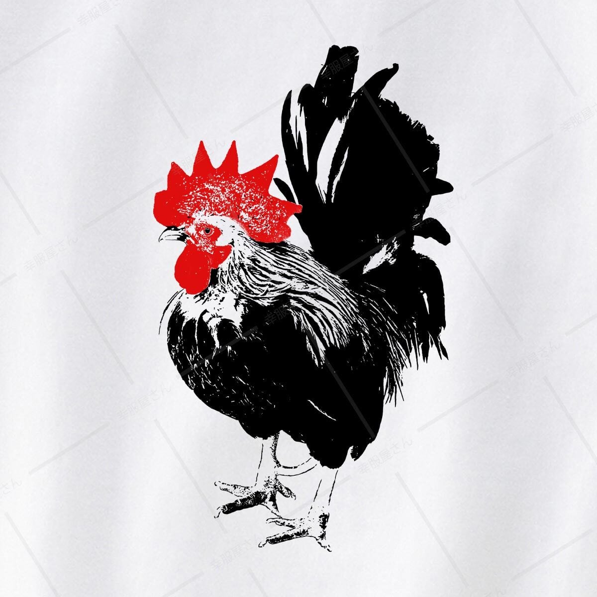 ニワトリTシャツ am12 男女兼用