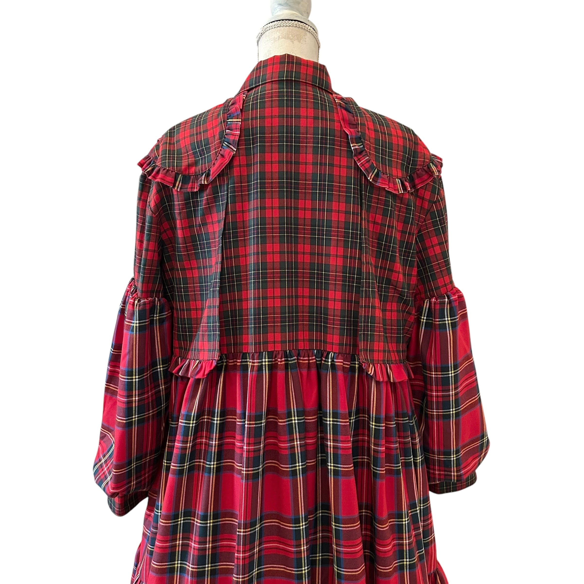 ヨークドッキングスーツワンピース　RED