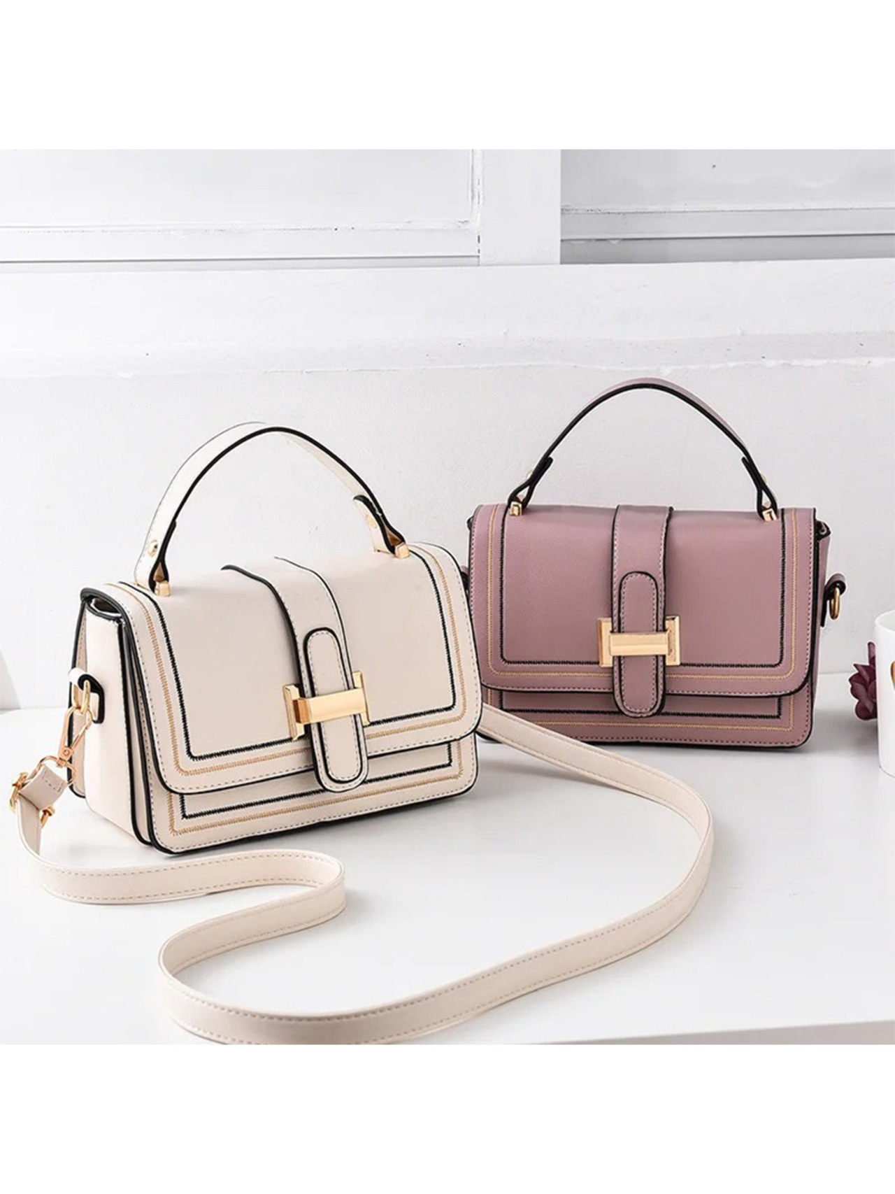 【0279】Stitch Mini Square Shoulder Hand Bag