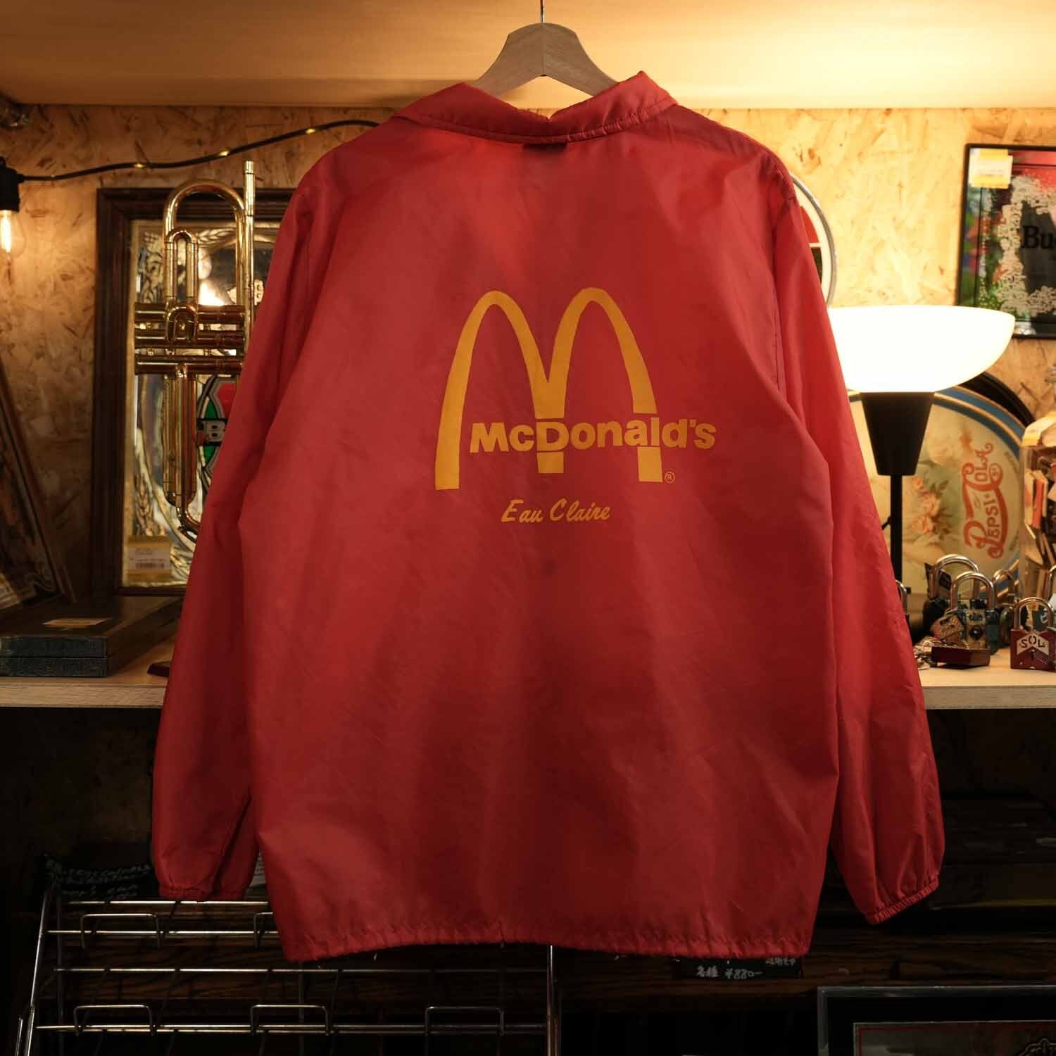 McDonald's マクドナルド ナイロンコーチジャケット 80s アメリカ製 M