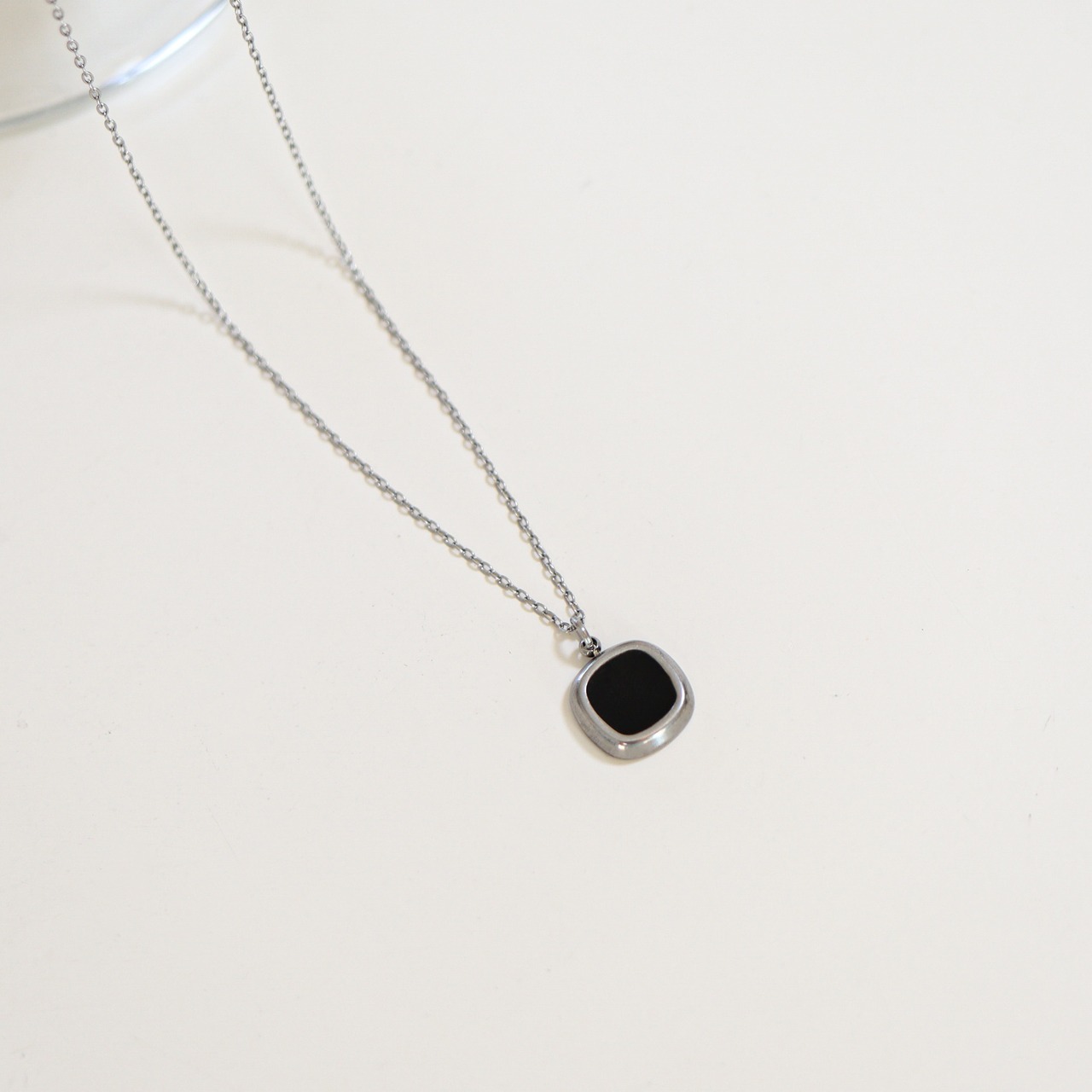 11/14(金)21時新作発売*stainless black necklace