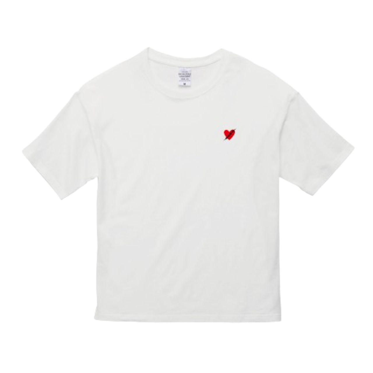刺繍ハートT | SIX LOUNGE OFFICIAL GOODS 刺繍ハートT | SIX LOUNGE OFFICIAL GOODS