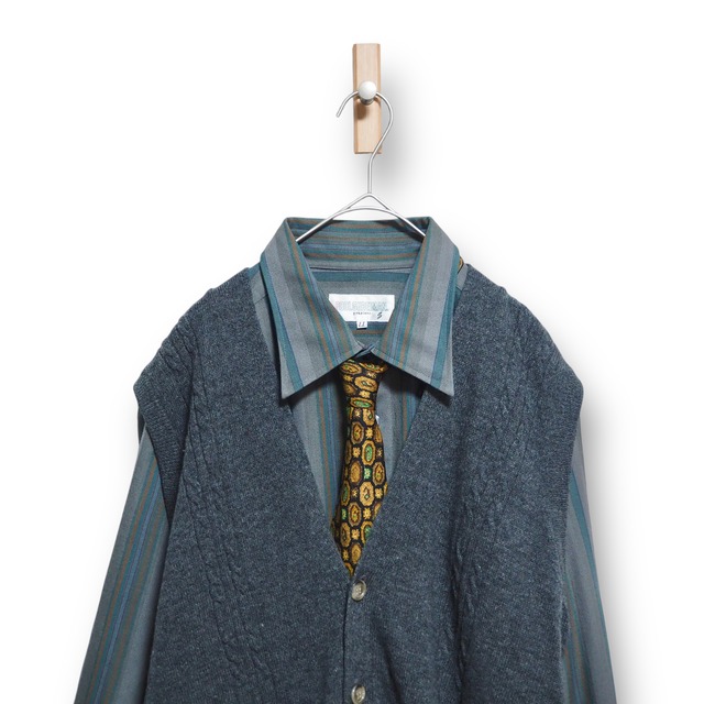 【VINTAGE】ネクタイシャツ＋ベスト