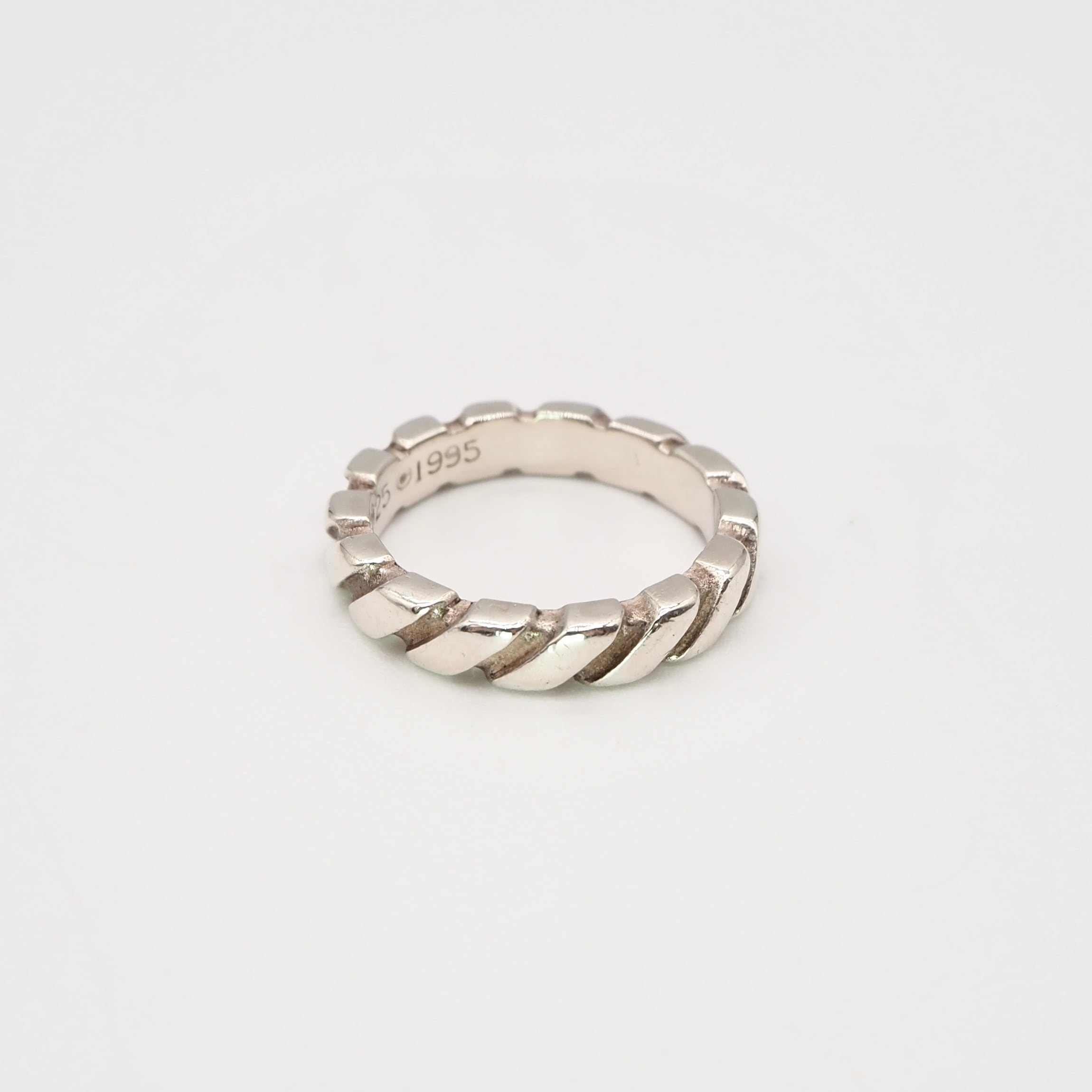 ティファニー 925シルバー ナローツイスト リング Tiffany&Co. 約14号 ツイストリング シルバー925 ティファニー | 2122TOKYO