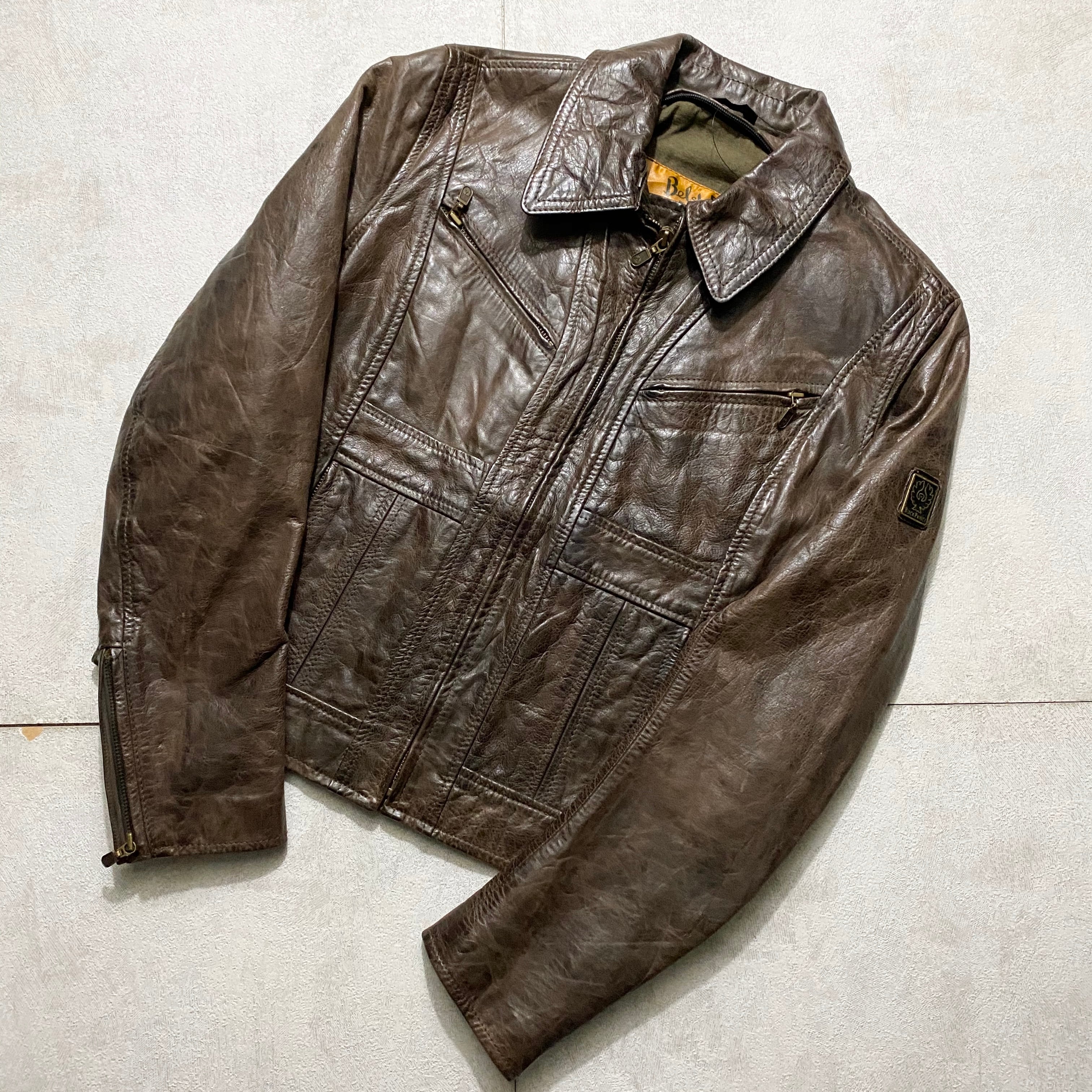 BELSTAFF single leather riders jacket “black prince” | NOIR ONLINE