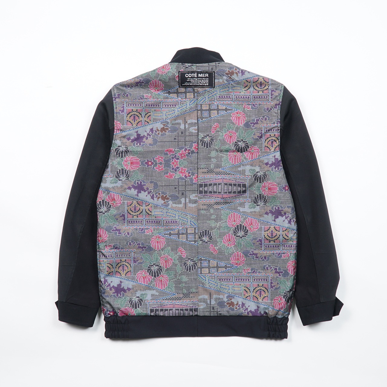 【BJK-M014】XSsize再構築リバーシブル着物ボンバー  KIMONO REVERSIBLE BOMBER JACKET