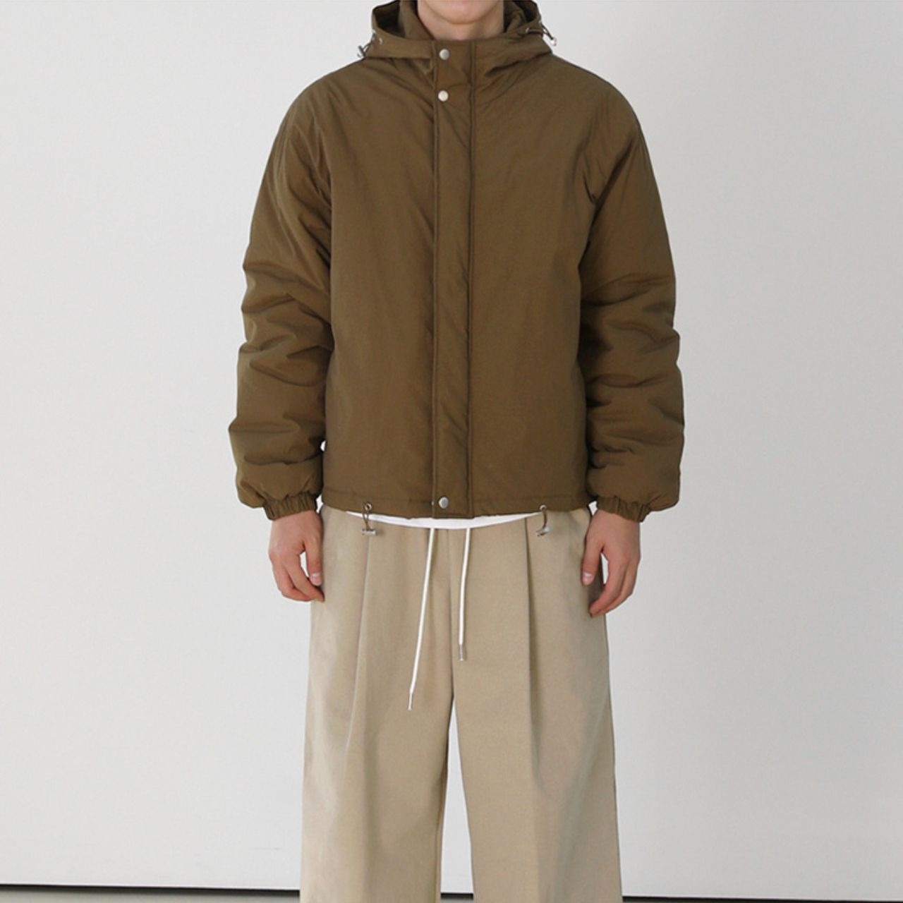 ブラウンウォームブルゾン　MT0080347