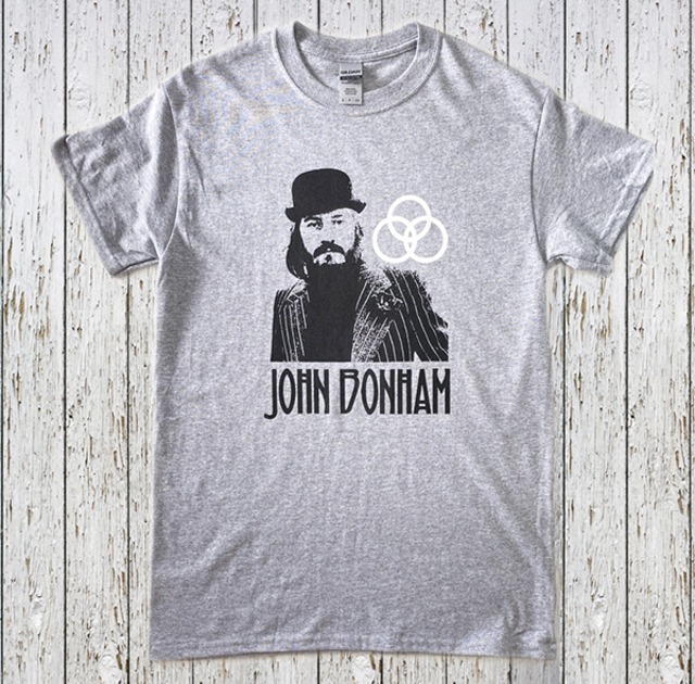 【新品】　ジョン・ボーナム　レッド・ツェッペリン　ドラマー・Tシャツ