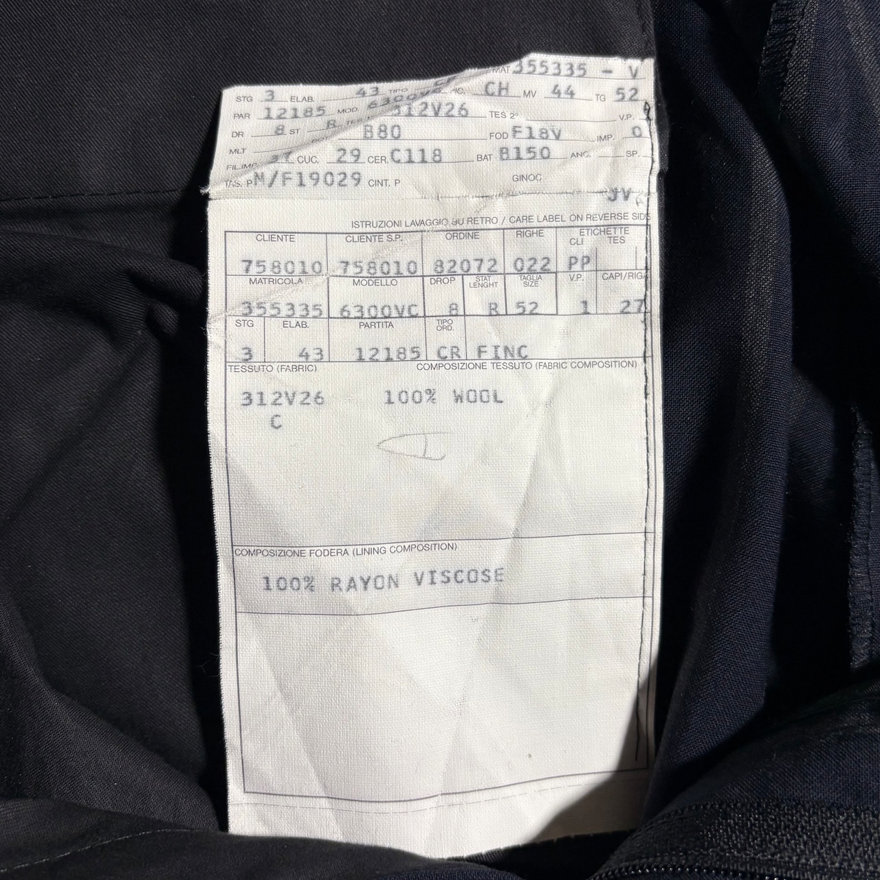 vintage GIANNI VERSACE stripe wool slacks