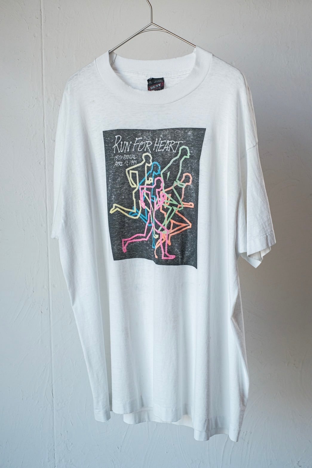 1990s good damage print t-shirt