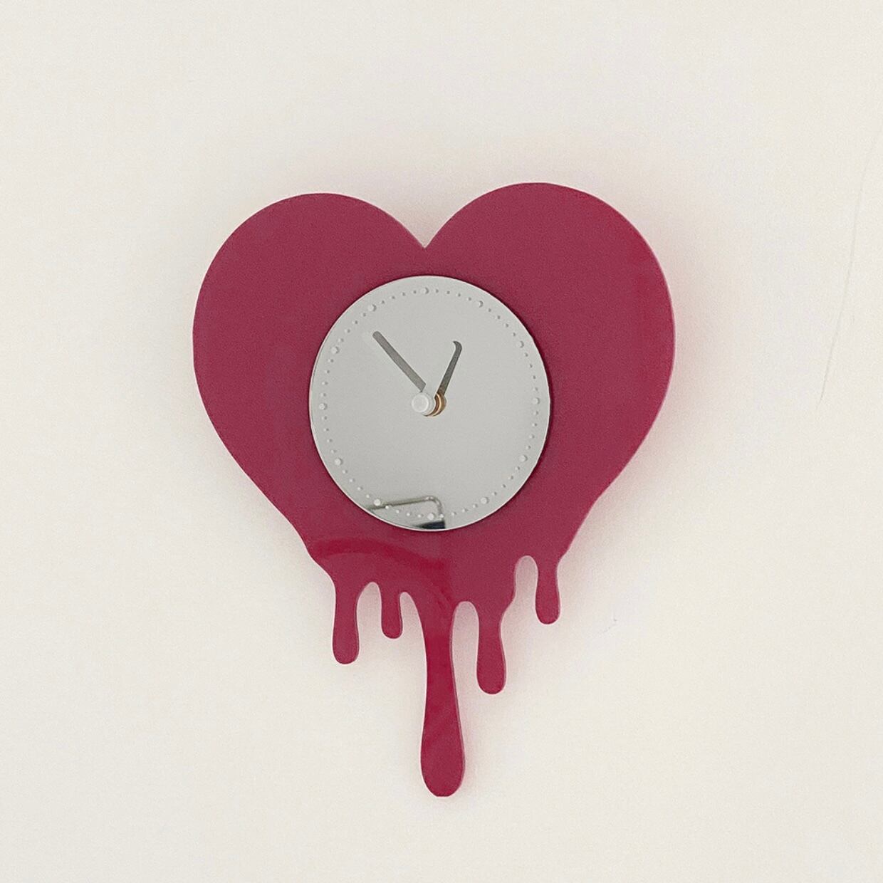 melting heart clock 2colors / メルティング ハート クロック 壁掛け