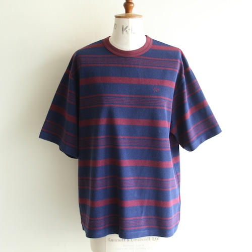 PHEENY【 womens 】Pile boder short sleeve ( free size )