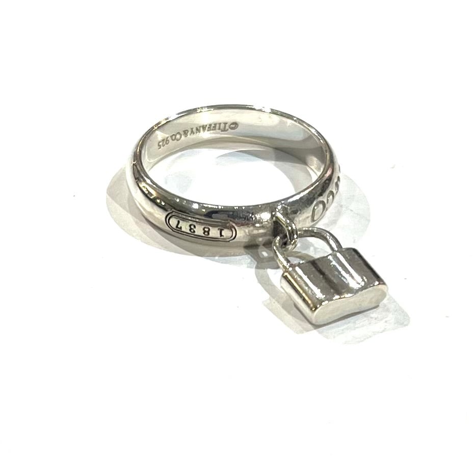ティファニー　オーバル　ヴィンテージ　リング　925 10号 TIFFANY＆CO】【10号 】2376 1837 ティファニー ロックチャーム リング