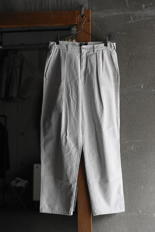 OK／80's "polo by Ralph Lauren" 2tuck wide chino trousers