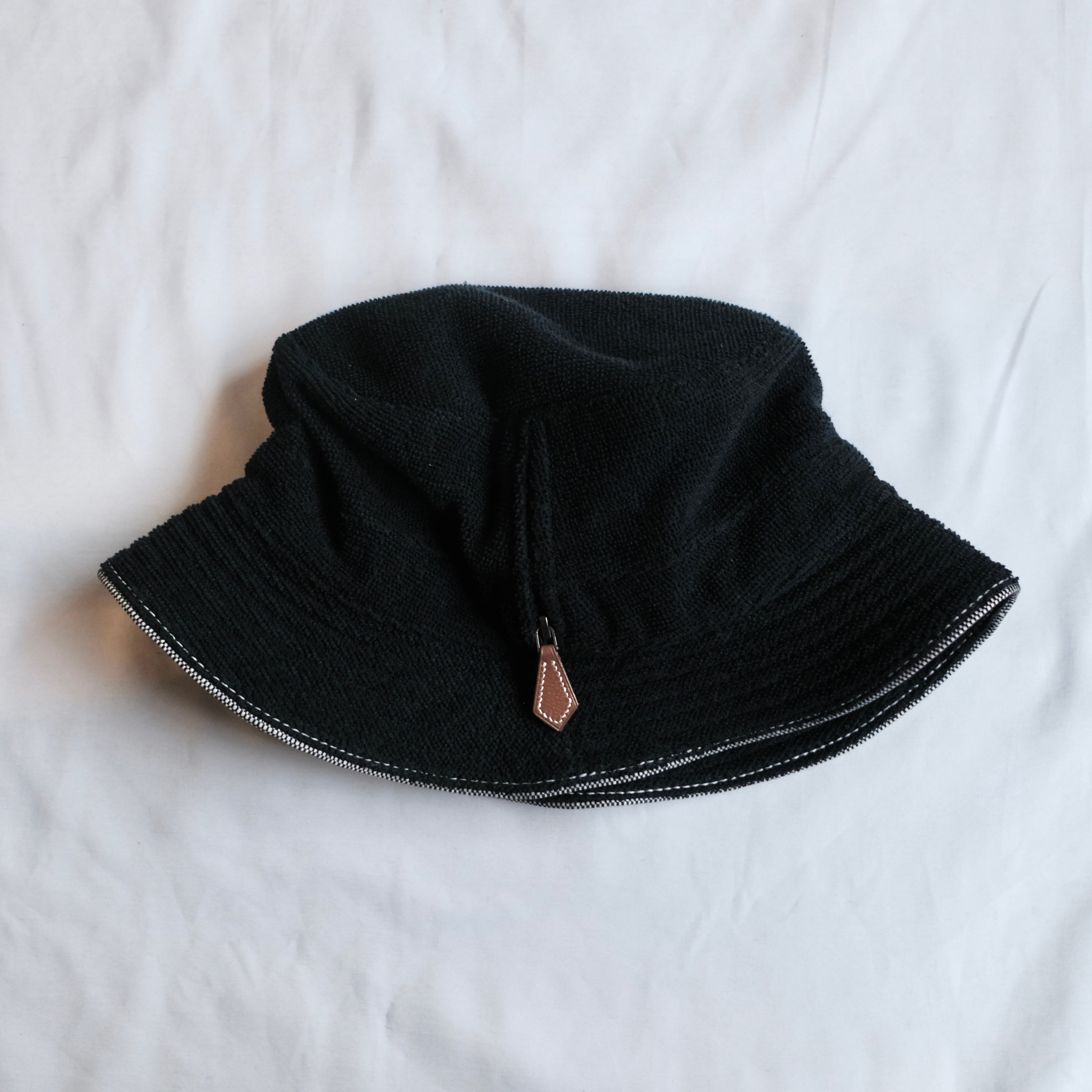 [最終] HERMES バケットハット リフト 黒　59 箱等付属品あり HERMES PILE BUCKET HAT | safarionline