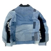 【bomber37】再構築リバーシブルボンバー Kimono×denim MIX BOMBER JACKET