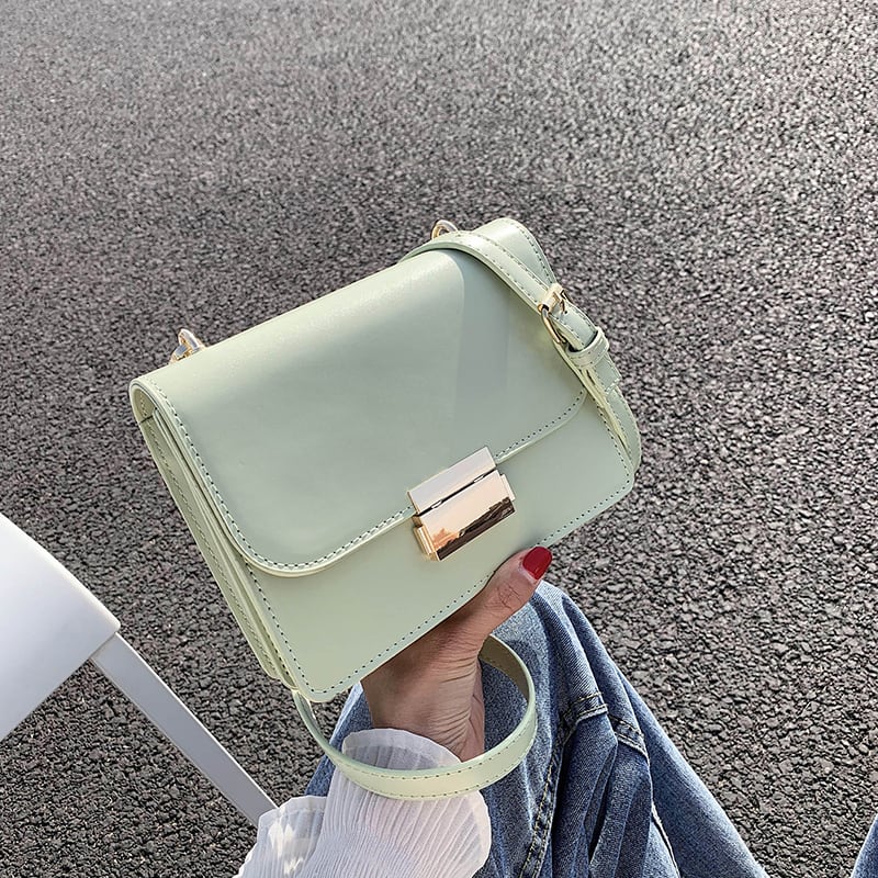 質感のあるバッグ女性の2020年の新しい野生の野生のショルダーバッグ夏のファッションシンプルなメッセンジャー小さな正方形のバッグ Tiancai_Wing_Bag9345765