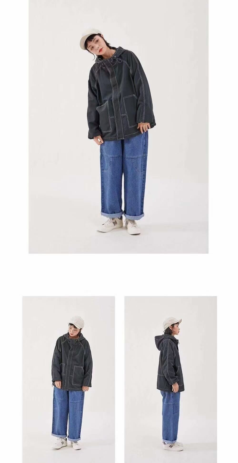 ステッチ入り　マウンテンパーカー　ASF212010-07