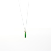 翡翠ペンダントトップ K10YG W&G A貨翡翠 jd_pt1307