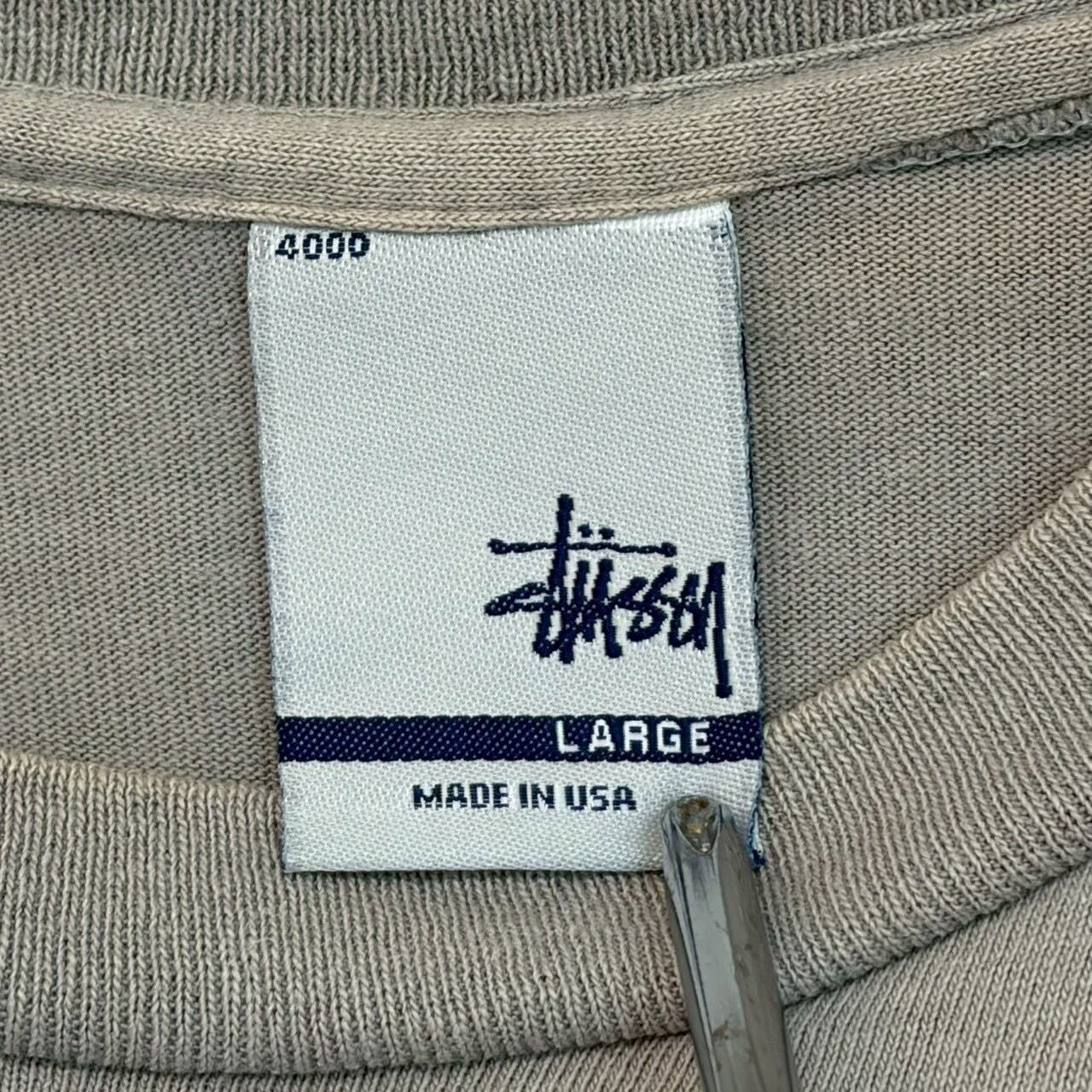 stussy ステューシー Tシャツ L センターロゴ プリント USA製 90s