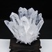 水晶 クラスター 水晶 原石 台座付属 一点物 182-8568