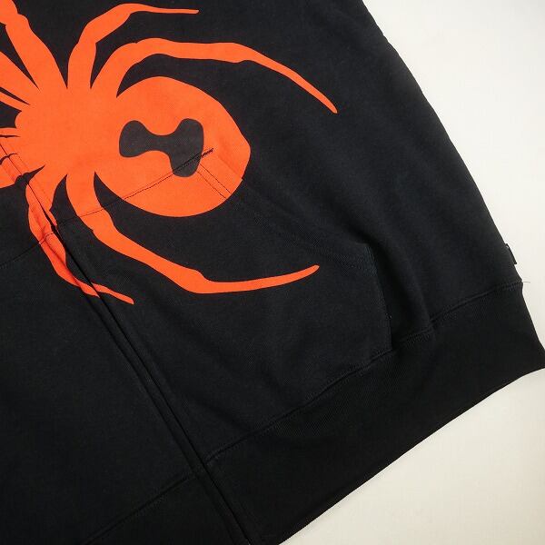 Supreme Spider Design Zip-Up Sweater M Sweatshirt