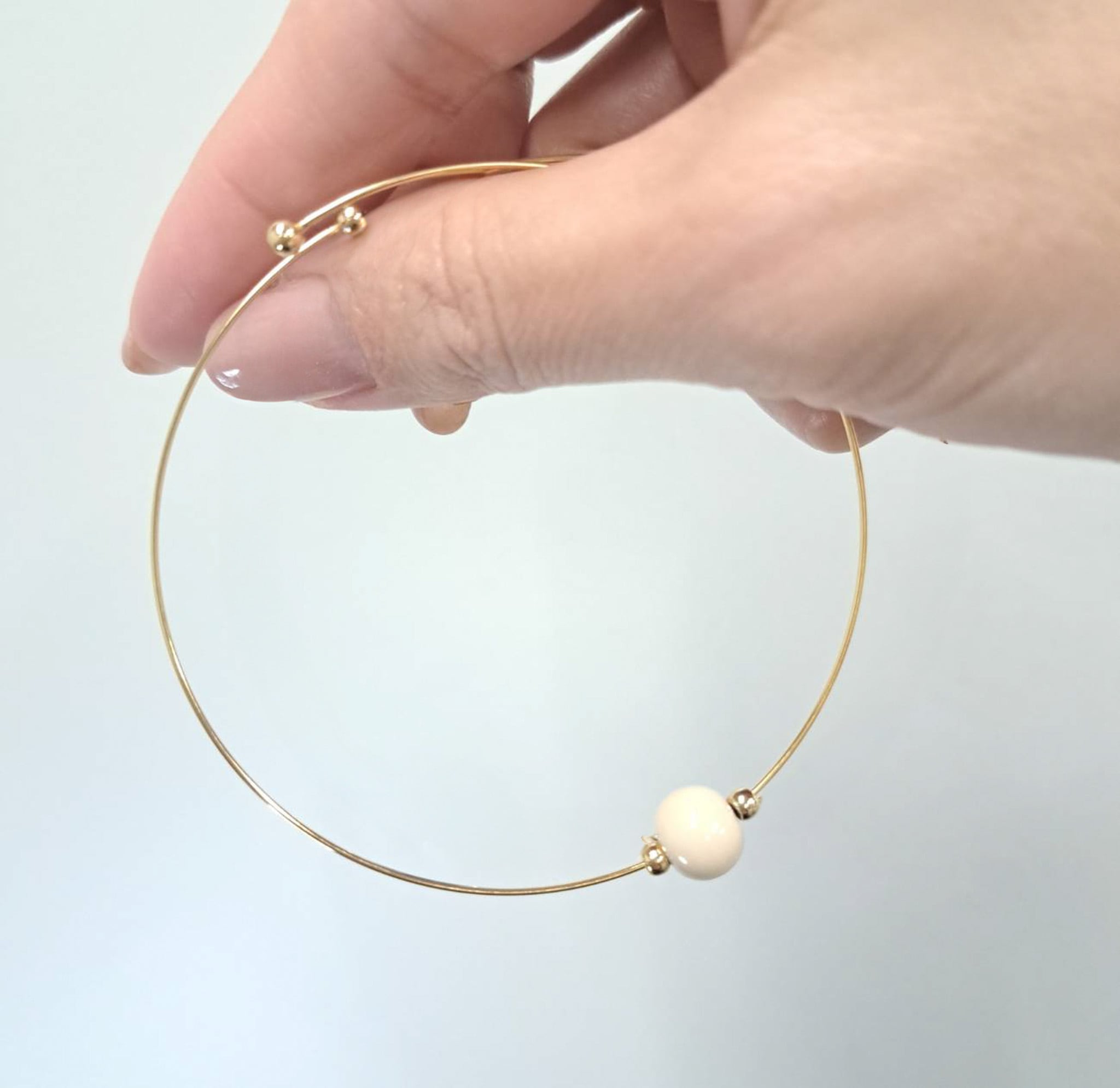 天然うるし珠ピアス/イヤリング（漆珠10mm）＆ ブレスレットセット