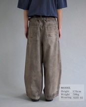 ANACHRONORM / REMAKED TUCK WIDE DENIM PANTS