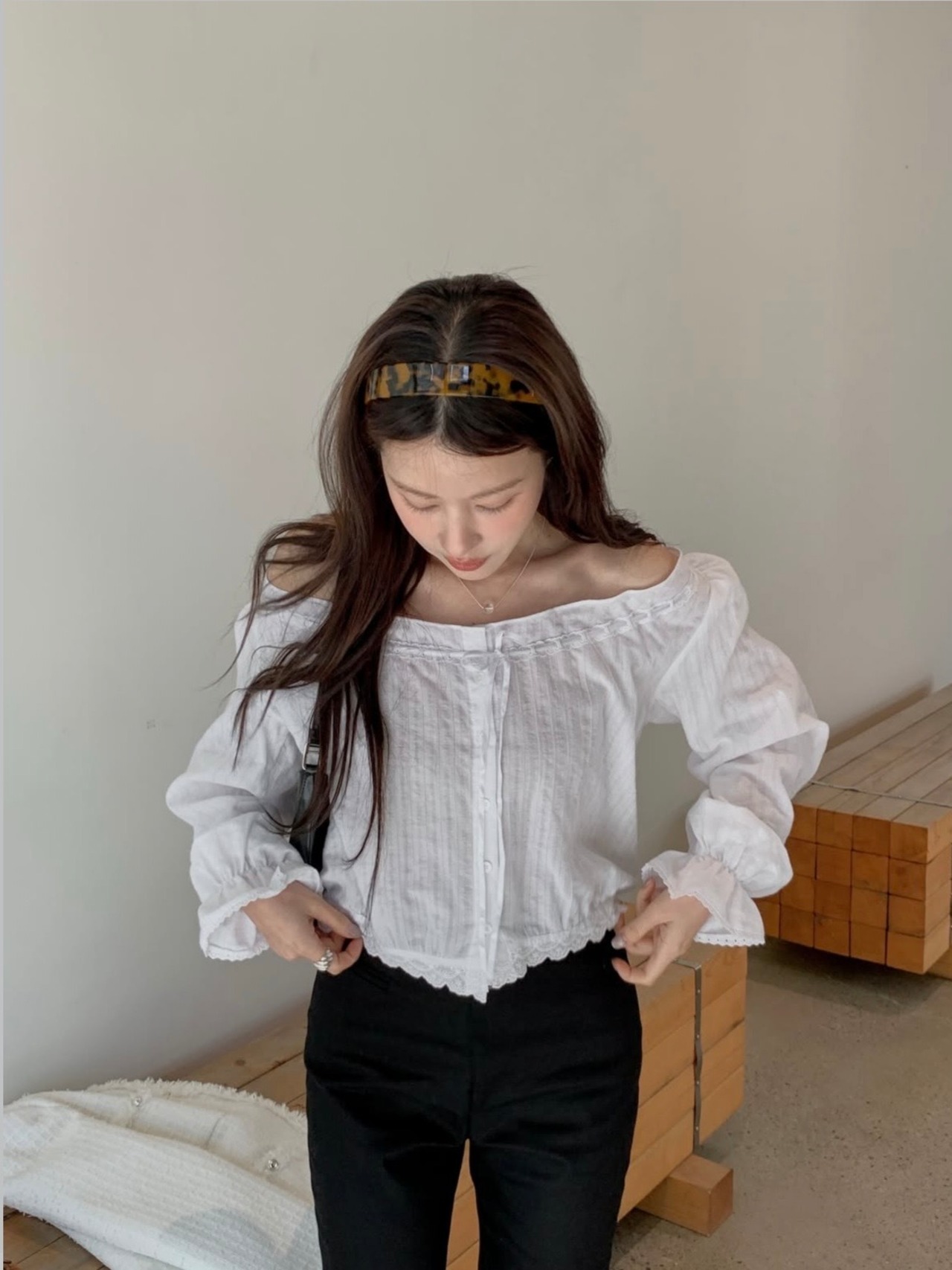 (予約) miel / Like blouse 2color