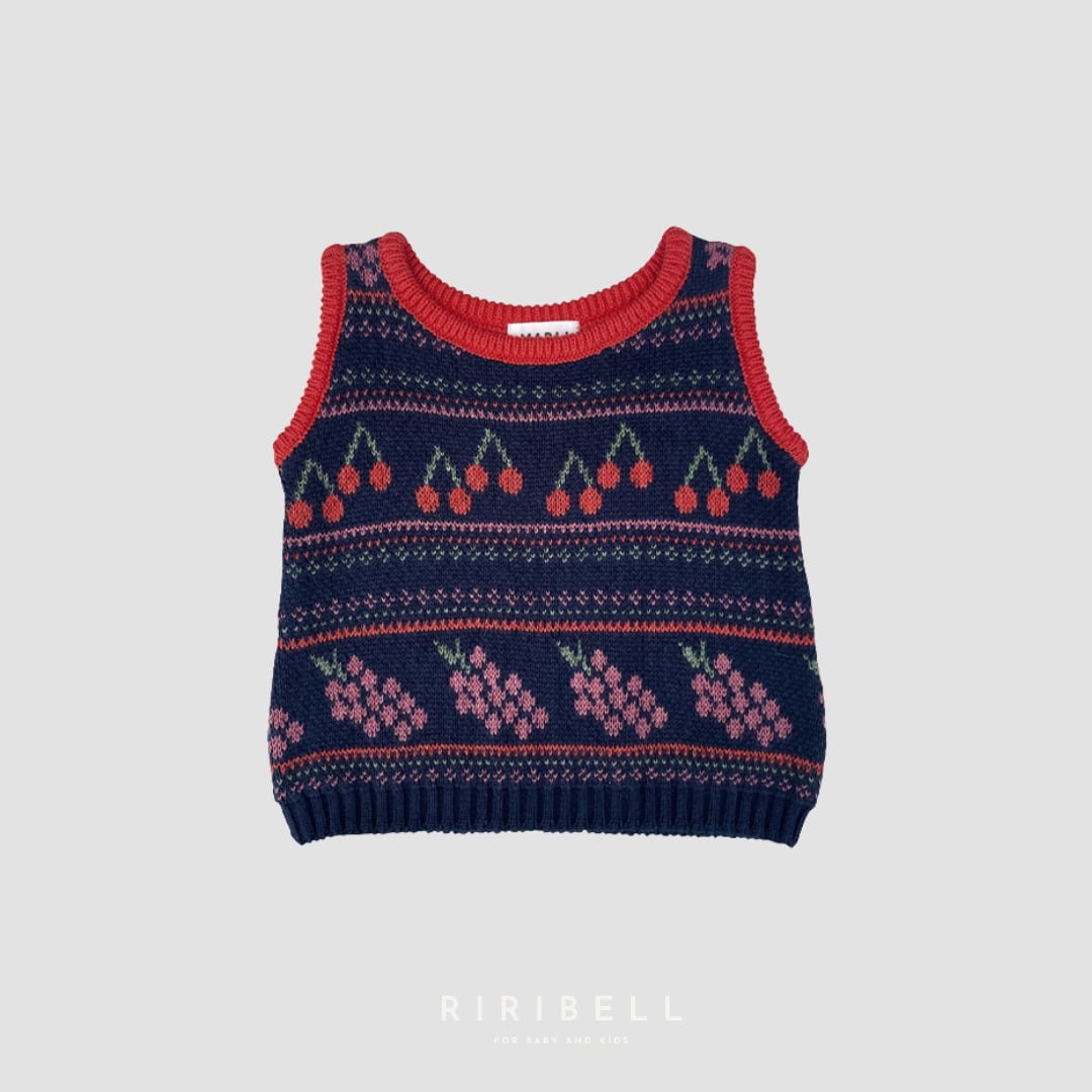 【MABLI】Mio Vest - Navy / 4y