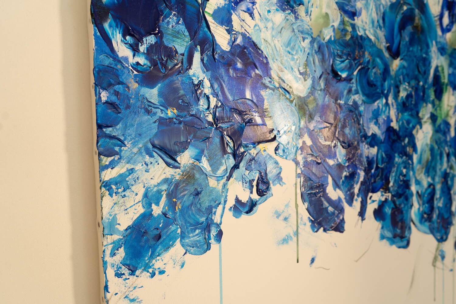 Flowers / 青色の花をテーマにした現代アート作品 絵画販売 | TOMOYA