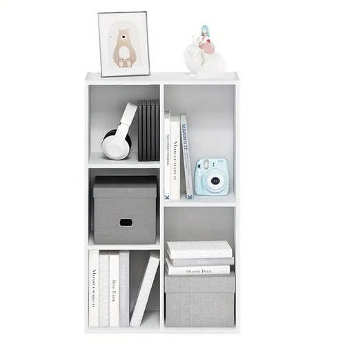 デスクトップ収納ラック 収納棚 本棚 コミック棚５段 スリム 多機能 リビング 書斎 寝室