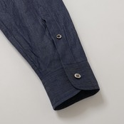 PERSONAL MATTERS  PROJECT N°09 INDIGO DYE COTTON TWILL SHIRT
